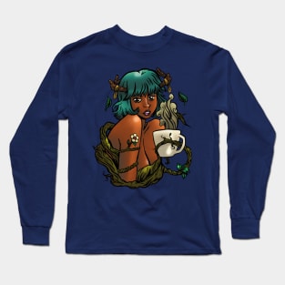 Coffee Dryad Long Sleeve T-Shirt